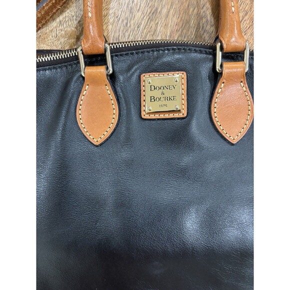 Dooney & Bourke Satchel Black Leather Crossbody Handbag - Picture 2 of 12